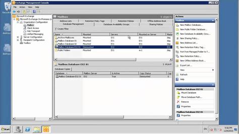 Backup and Restore of Exchange 2010 DataBase Using Backup .